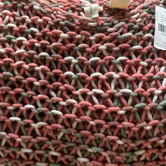 NWT Anthropologie moth open knit pink sweater - Picture 12 of 12